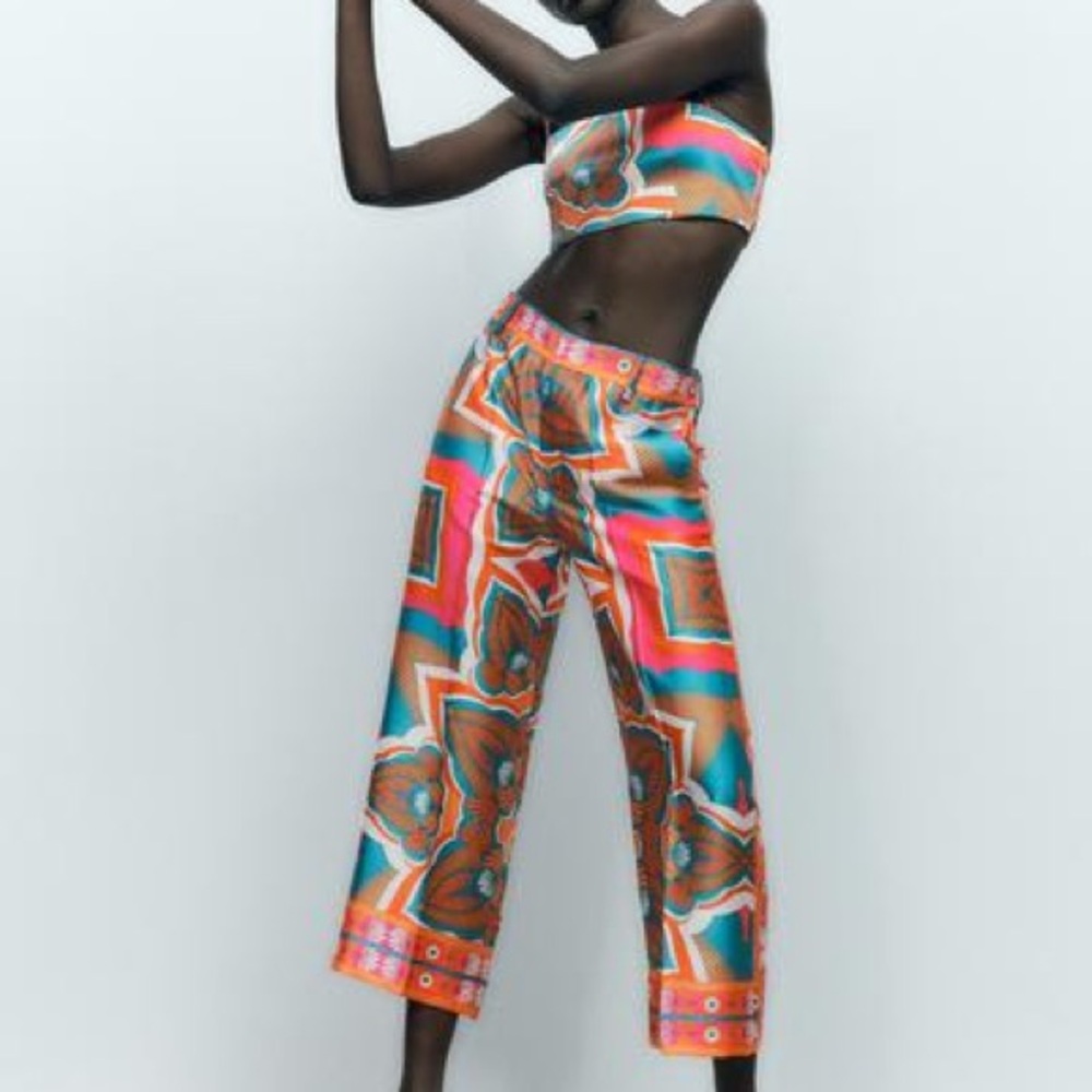 Zara Printed Culottes